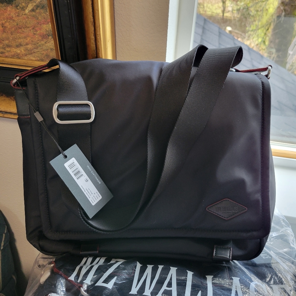 Not for sale - gone now -NWT MZ Wallace Bleeker Messenger Bag Black